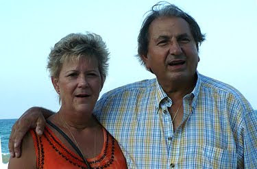 My dad and stepmother at my son's wedding in 2008