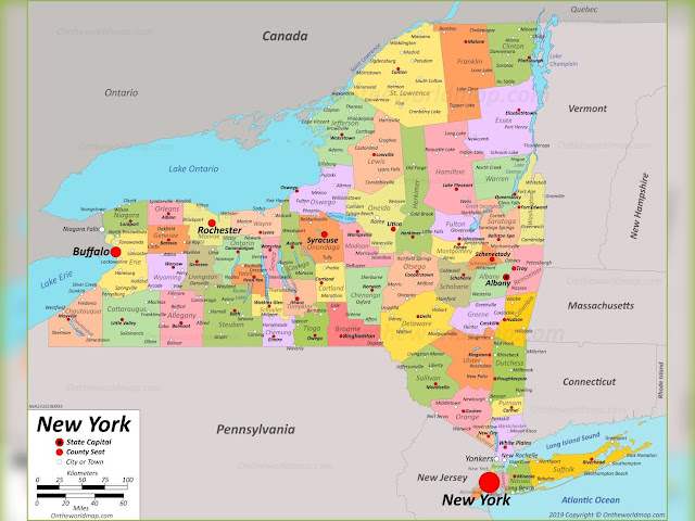 Map Of New York State