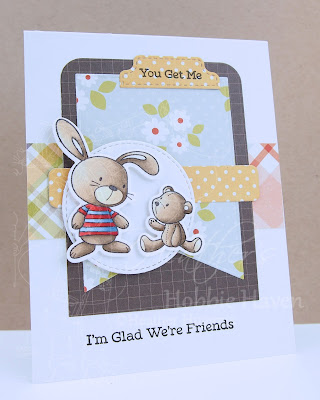 Heather's Hobbie Haven - Just for Fun Saturday Card - Snuggle Bunnies 1