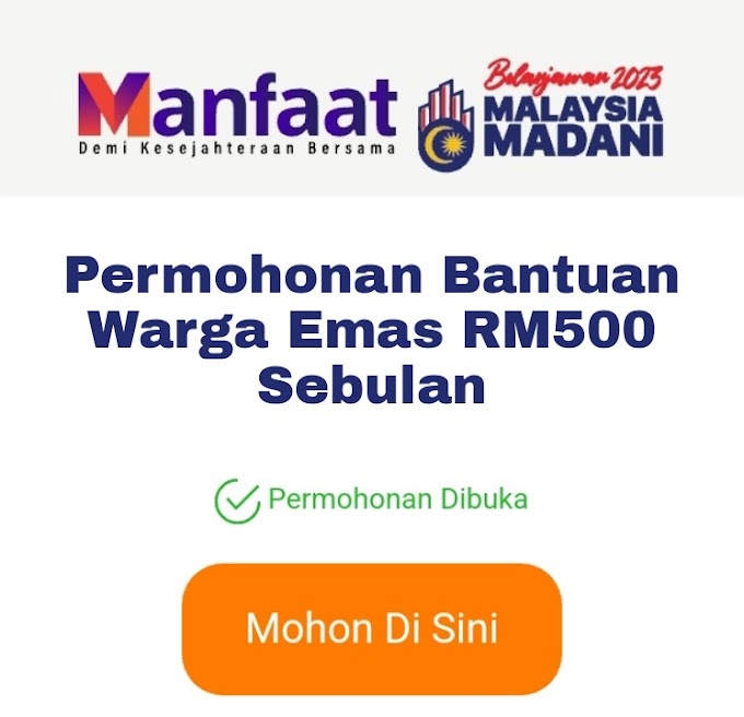 Permohonan Bantuan BWE RM500 Sebulan - JKM