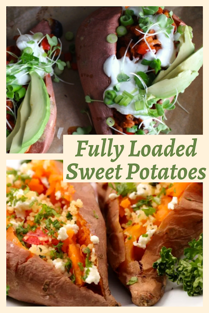 Fully Loaded Sweet Potatoes