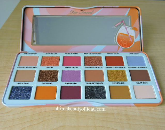 Opened Too Faced’s Italian Spritz Eyeshadow palette