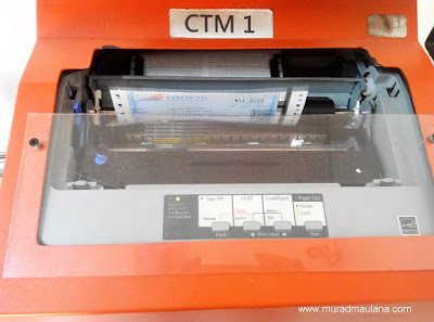 Printer Tiket di CTM