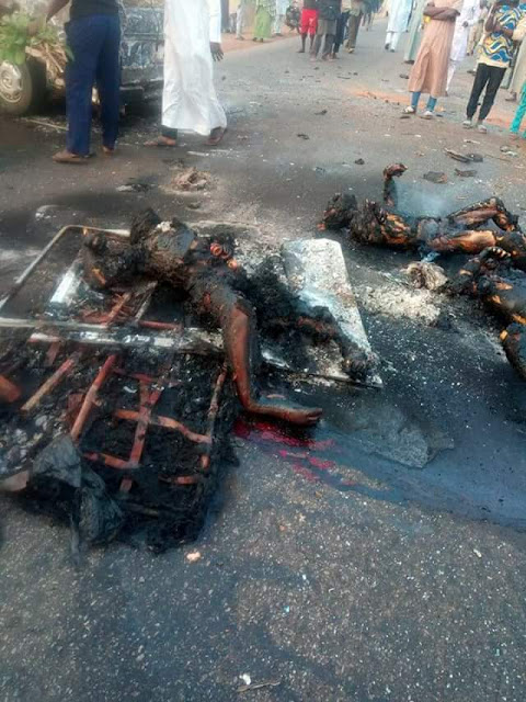  Graphic: 16 persons burnt to death in fatal Minna-Bida road crash