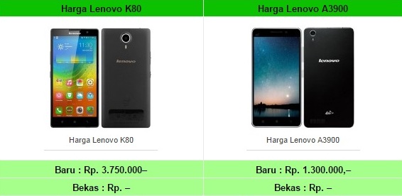 Daftar Harga HP Lenovo Tahun 2017 Terbaru Semua Type