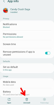 App uninstall kaise kare android
