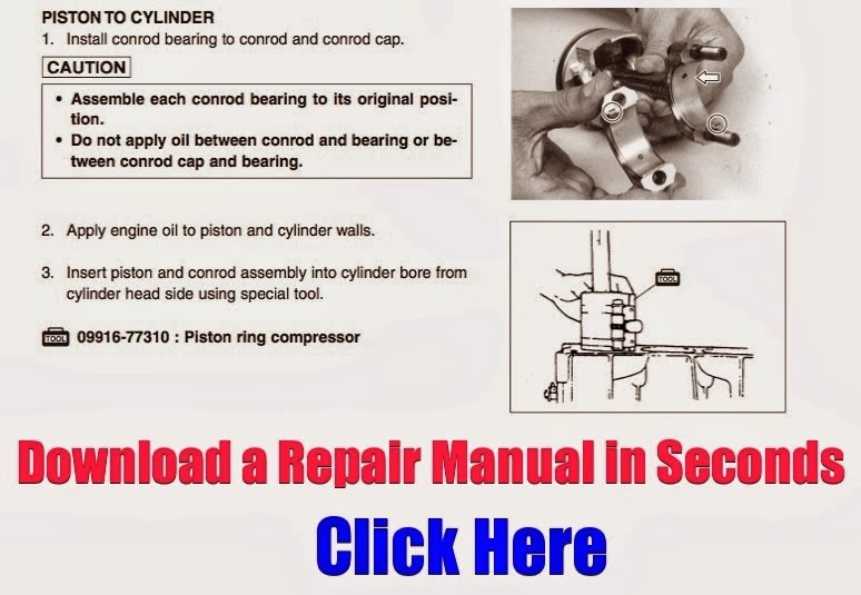  1998 GP760 JetSki Waverunner Repair Manual 