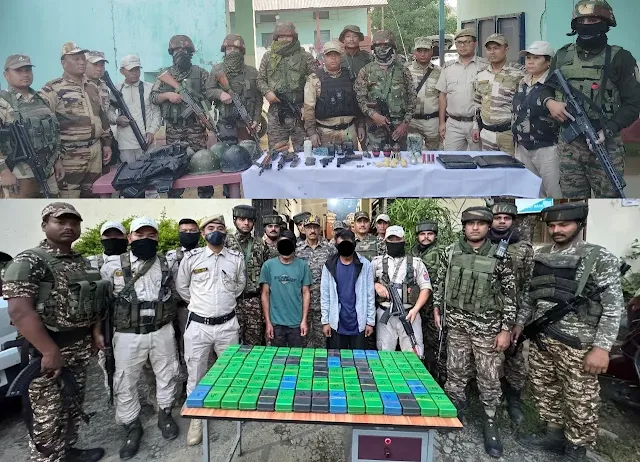 Multiple Arrests in Manipur as Security Forces Target Extortion, Insurgency, and Drugs