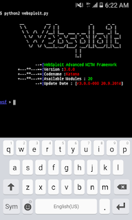How to Install Websploit on Termux