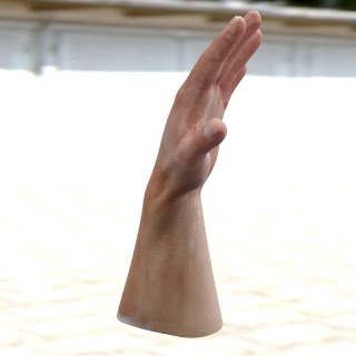 3d model male hand