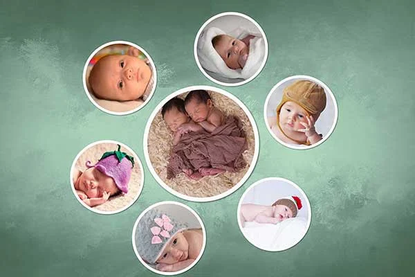 Circle Photo Collage In GIMP (Download Free Template)