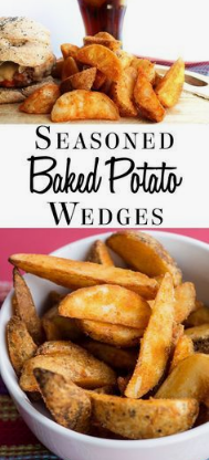 Seasoned Baked Potato Wedges