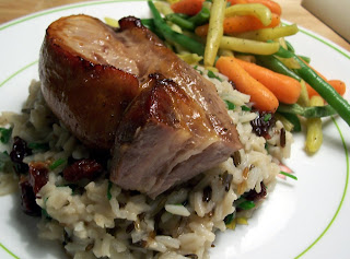 Pork with Pomegranate Glaze