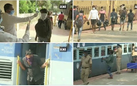  Breaking News : जौनपुर की जगह वाराणसी पहुंच गई श्रमिक स्पेशल ट्रेन, यात्रियों ने किया हंगामा