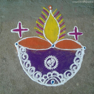 Deep Jyoti Rangoli Designs