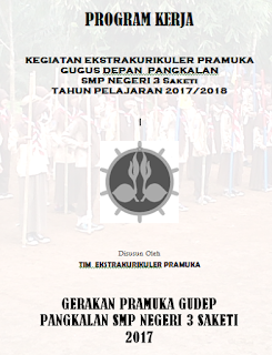 CONTOH PROGRAM KERJA KEGIATAN EKSTRAKURIKULER PRAMUKA 