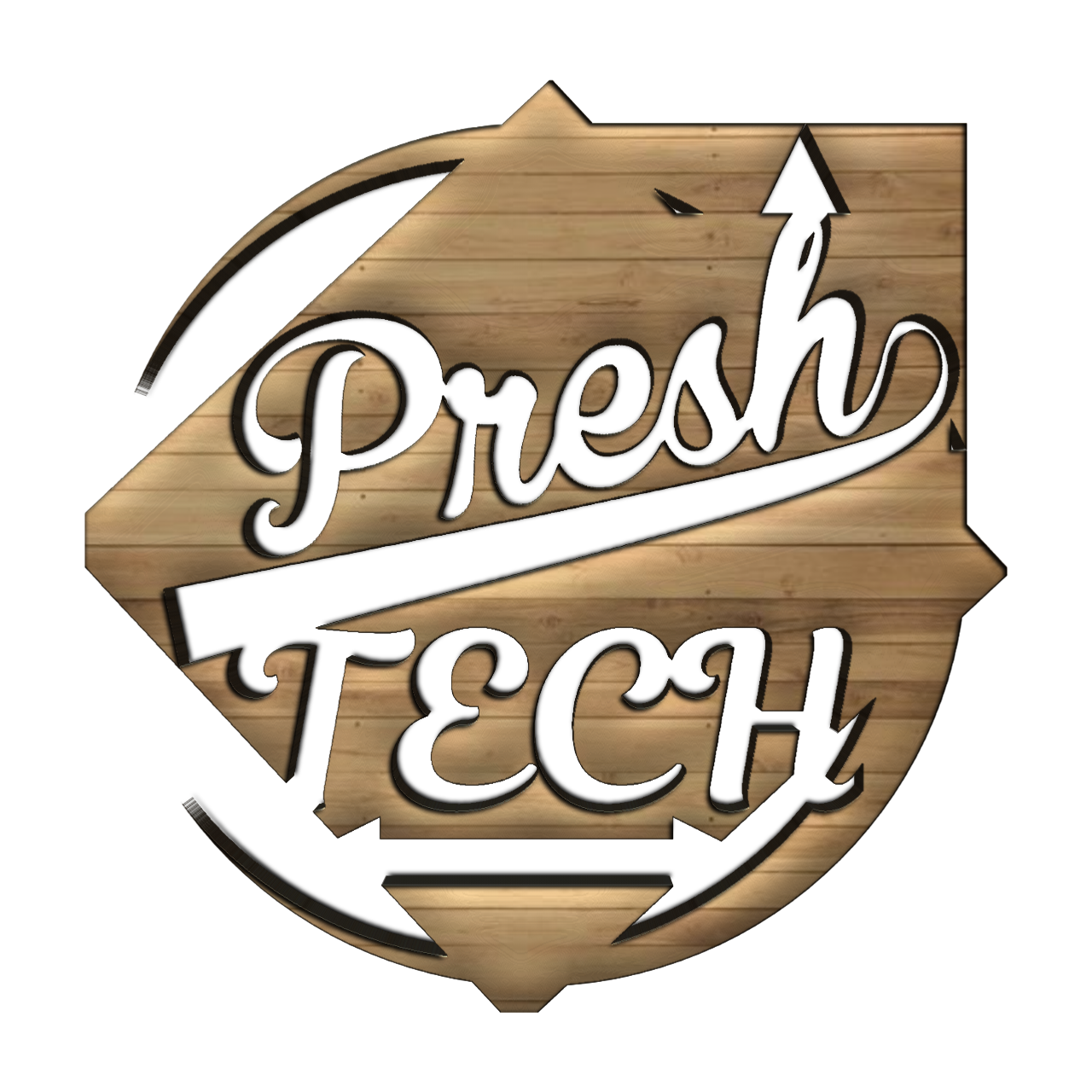 Presh Tech - 3D Logo