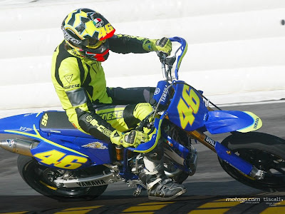 Valentino Rossi Action with Motocross 2005