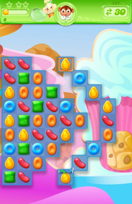 Candy Crush Jelly Saga 147