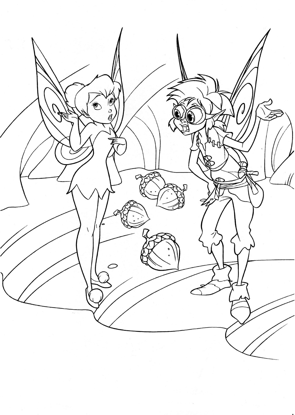 Download Disney Fairy coloring pages