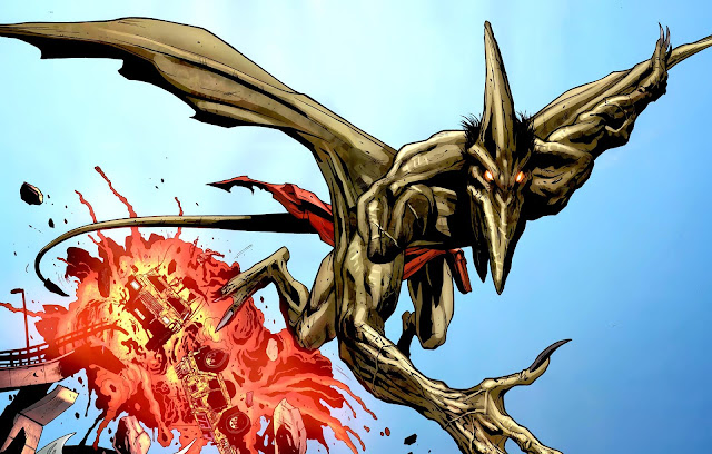 Sauron (Karl Lykos) - Marvel Villains penjahat super berwujud Pterodactyls / Pteranodon berkekuatan dapat menghisap energi lawan