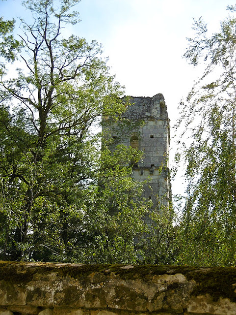 Tower, Saint Ustre, Vienne, France. Photo by Loire Valley Time Travel.