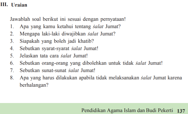 Jawaban Esai Pai Kelas 7 Halaman 137 Bab 9 Memupuk Rasa Persatuan Bastechinfo