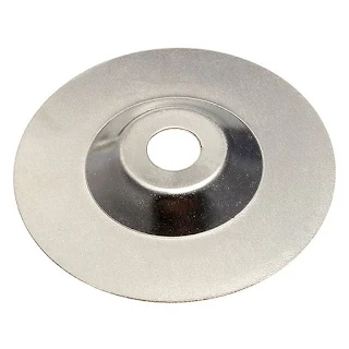 A practical use for this diamond coated grinding disc as a process to abrasive or polishing non-metallic hard materials.