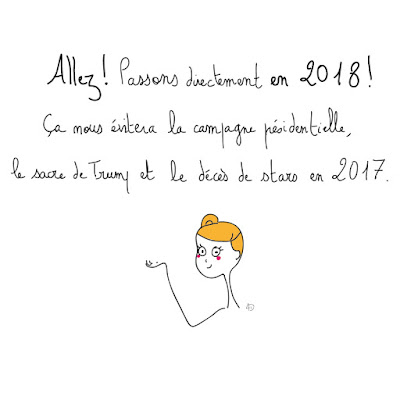 2018, 2017, bonne année, agathe, illustration, illustratrice, dessin