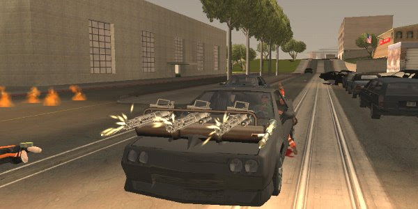GTA San Andreas Cars Weapon Mod