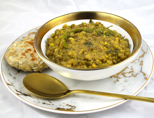 Mung Beans with Cumin, Onion and Ginger