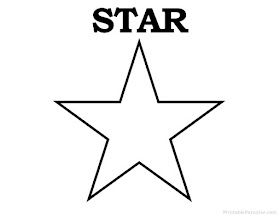 star shape template