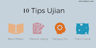 10 tips meghadapi ujian