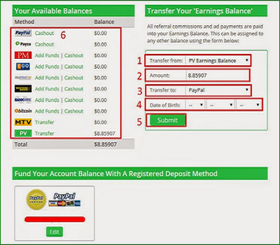 Cara Mendapatkan Dollar dari Paidverts