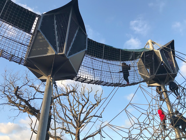 climbing frame at Preston park Museum stockton 