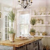 Dreamy Kitchen with White Ironstone