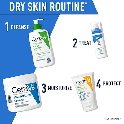 CeraVe Moisturizing Cream | Body and Face Moisturizer for Dry Skin