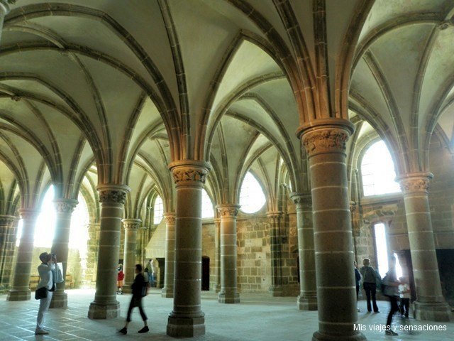 Abadía Monte Saint-Michel, Normandia (Francia)
