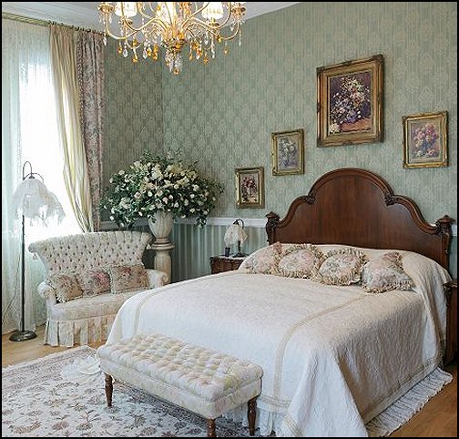 ... Victorian Bedroom Decor - lace and ruffles bedding - victorian bedroom