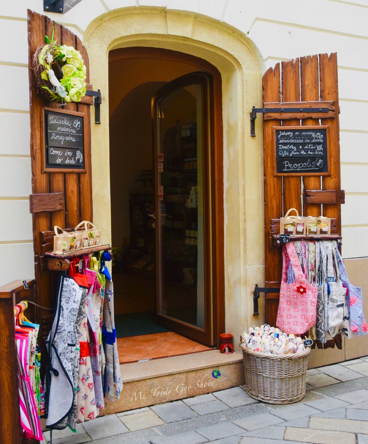 Are you seduced by a charming storefront? This one is in Bratislava, Slovakia | Ms. Toody Goo Shoes