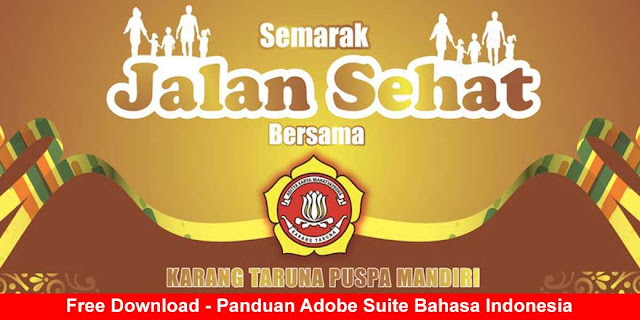 AdobeMasters.blogspot.com - Download Template Banner / Spanduk Jalan Santai Free 