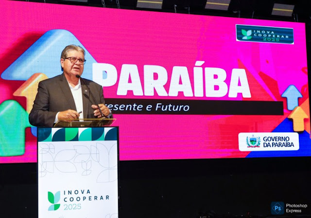 João Azevêdo participa de abertura do Inova Cooperar 2025 e aborda em palestra investimentos feitos na Paraíba