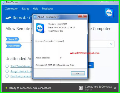 TeamViewer 11.0 Corporate Patch Working