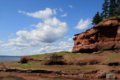Bay of Fundy cliff
