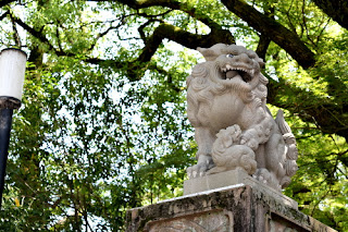 京都 八坂神社 狛犬
