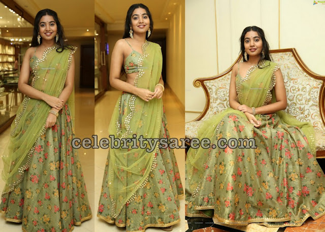 Shivathmika Rajashekar in Designer Half Saree