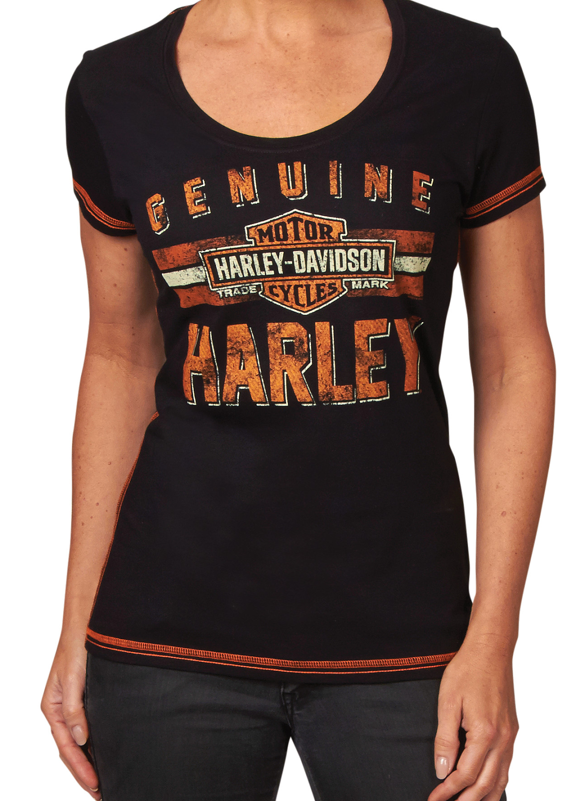 http://www.adventureharley.com/harley-davidson-womens-t-shirt-scoop-neck-contrast-trim-black-orange-