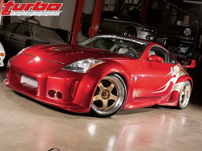 Fat Furious TwinTurbo Nissan 350Z car auto modified