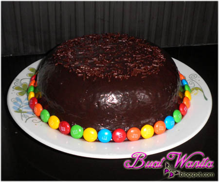 Deco Cake Kek Coklat Cara Mudah Dan Simple - Buat Wanita