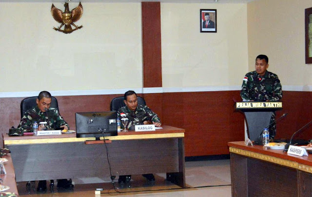 Korem 172 PWY Abepura Terima Kunjungan Waaster Kasad